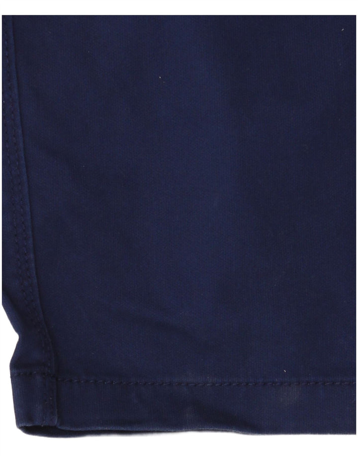 Celio Mens Cargo Shorts W34 Large Navy Blue Cotton