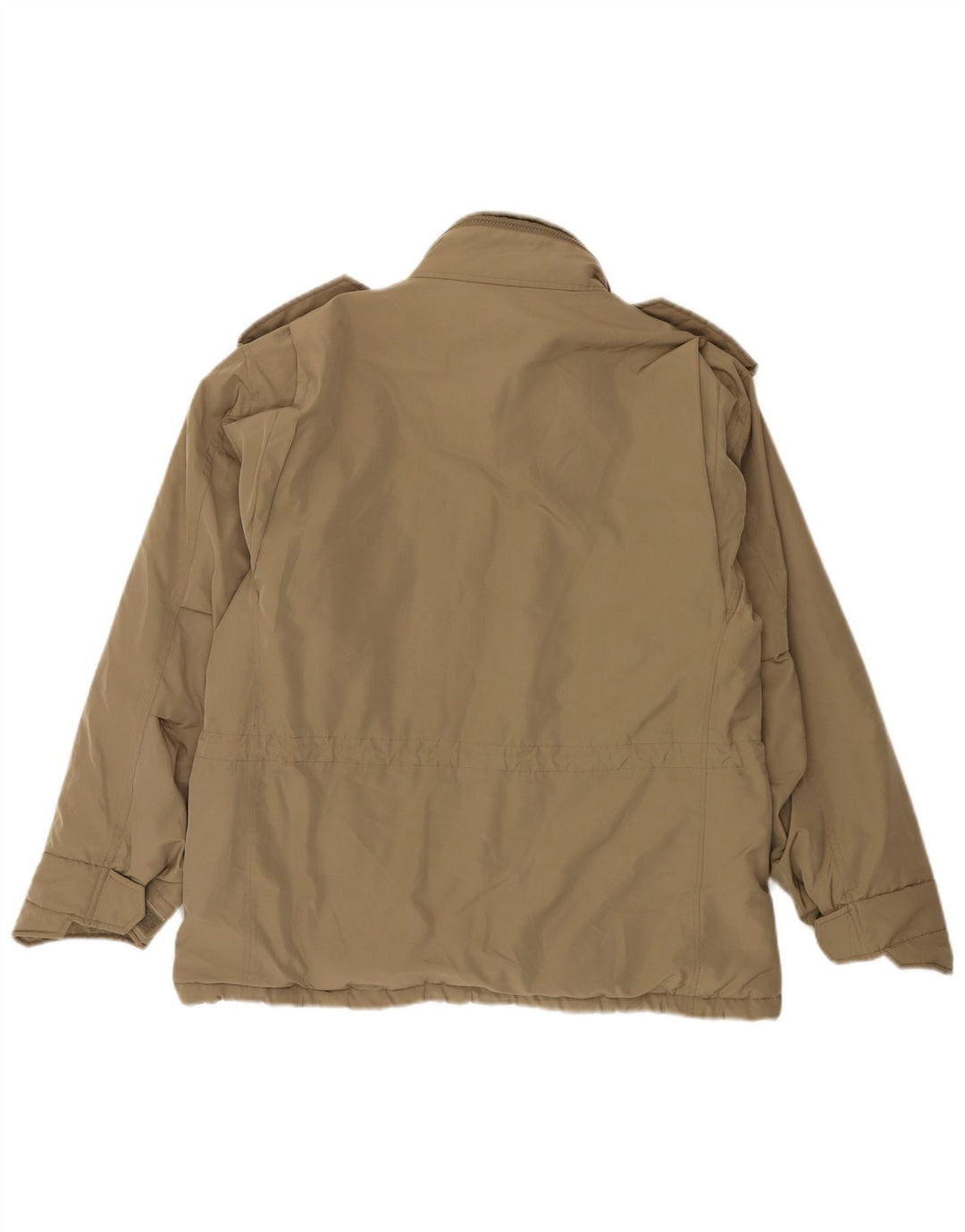 Alberto Aspesi Mens Military Padded Jacket UK 36 Small Brown Polyester