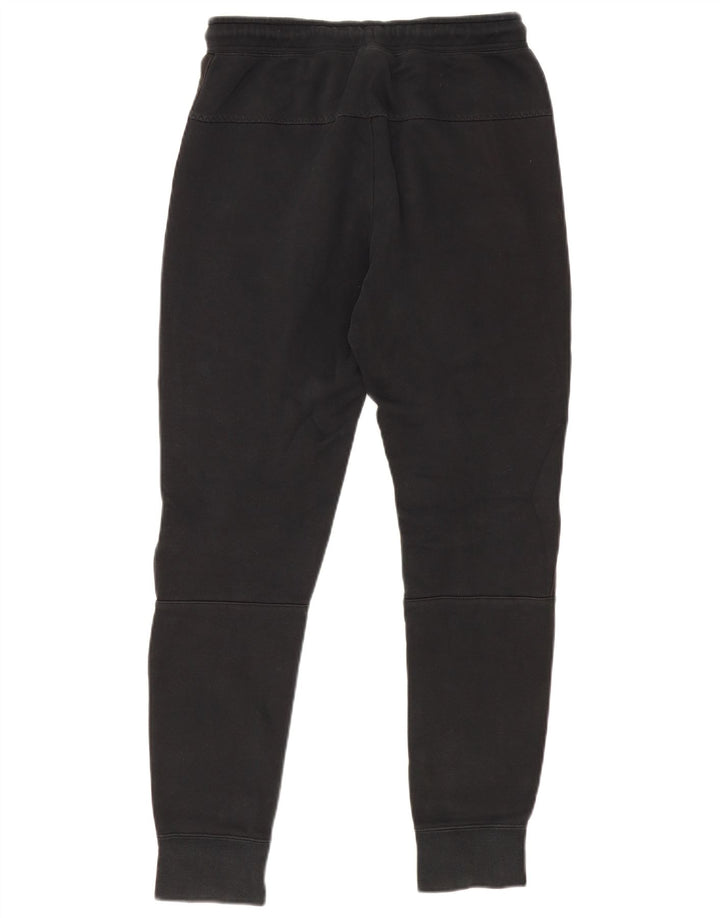 NIKE Mens Tracksuit Trousers Joggers Small  Black Colourblock Cotton