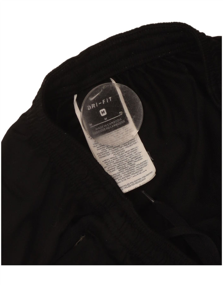 Nike Mens Tracksuit Trousers Medium Black Polyester