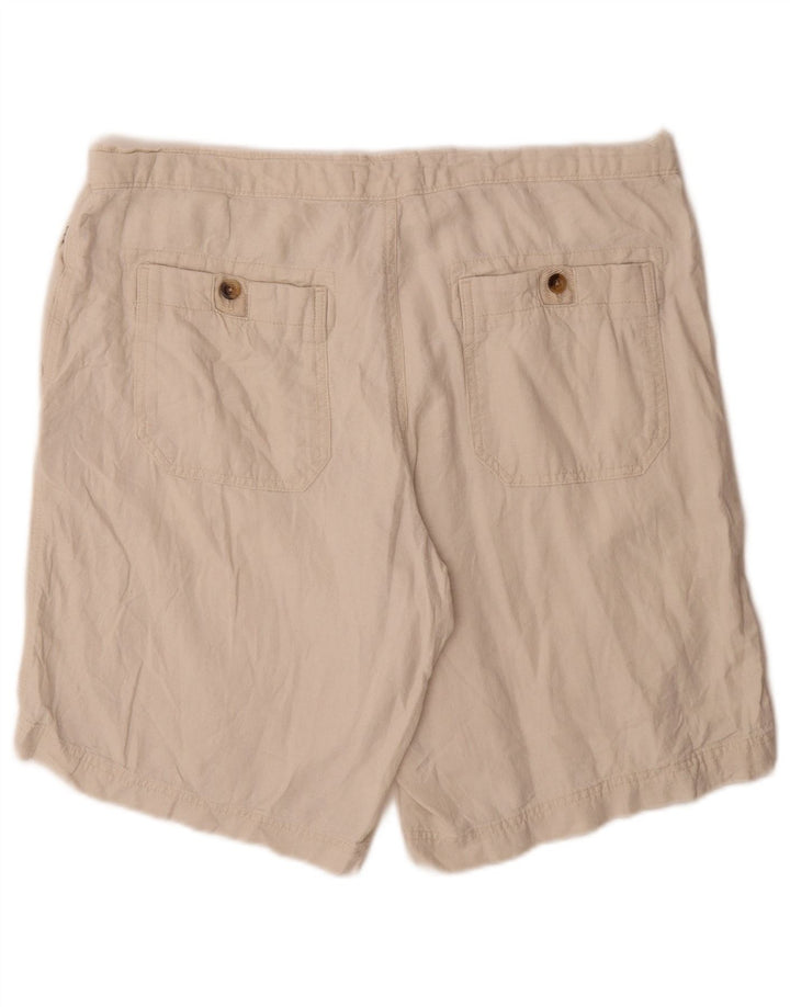 Marks & Spencer Mens Chino Shorts W38 XL Off White Flax