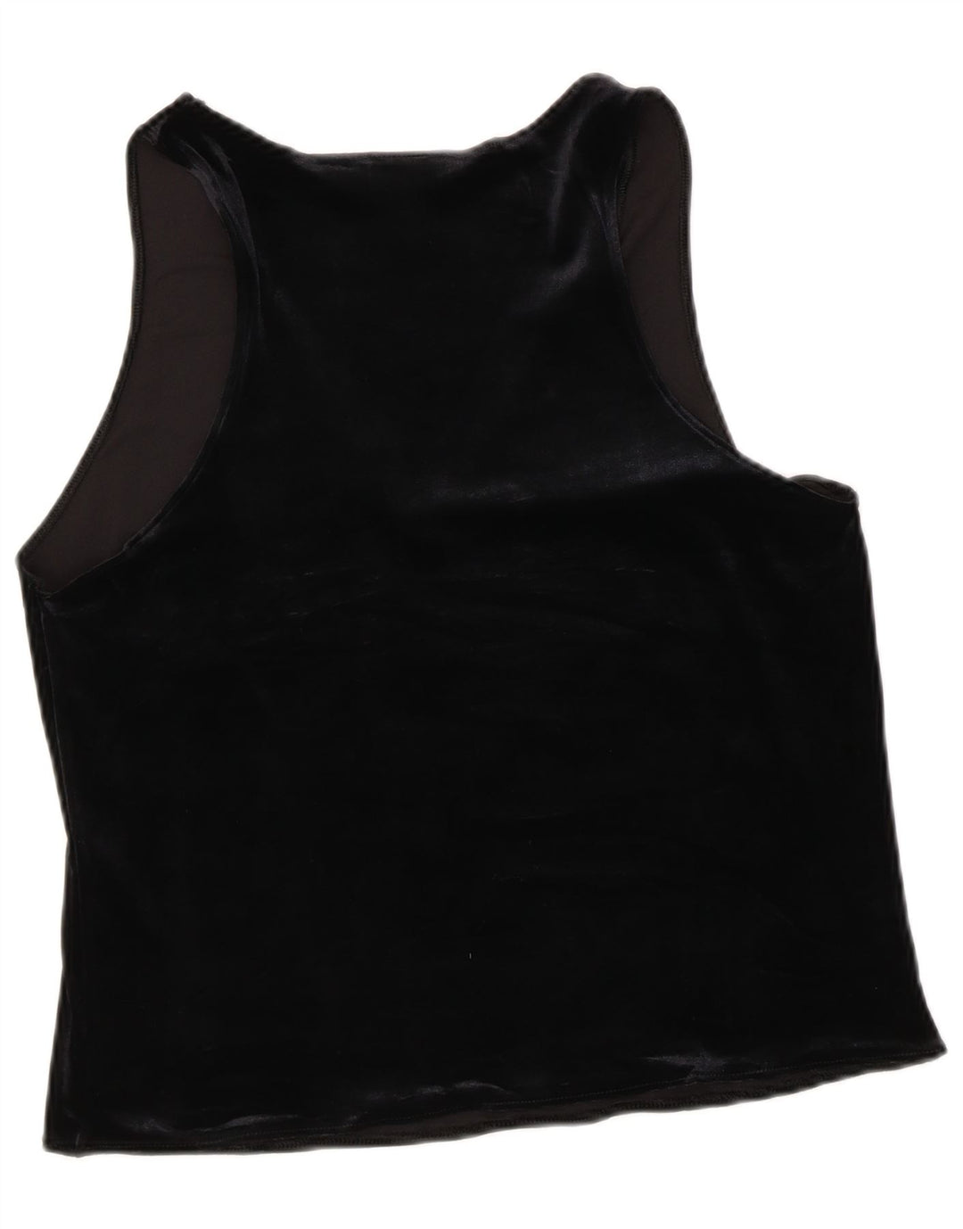 CALVIN KLEIN Womens Sleeveless Blouse Top UK 14 Large Black Polyester