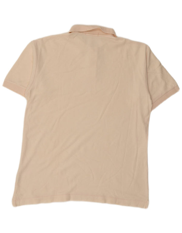 FILA Mens Polo Shirt IT 52 Large Pink Cotton