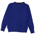 Marks & Spencer Womens Cardigan Sweater UK 12 Medium Blue Viscose