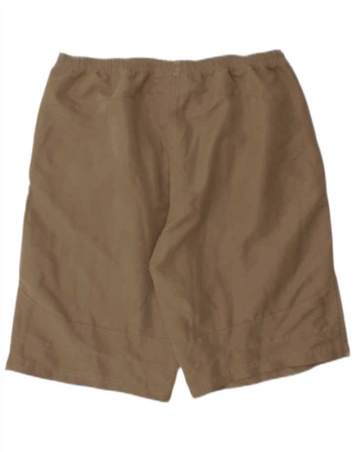 Adidas Mens Sport Shorts Medium Khaki Colourblock Polyester