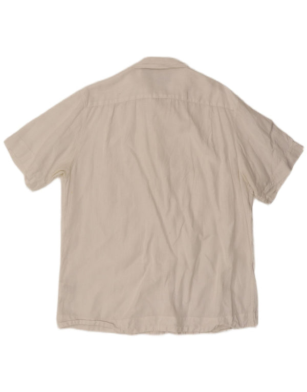 Timberland Mens Short Sleeve Shirt Medium White