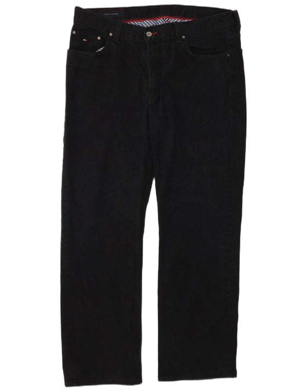 Tommy Hilfiger Mens Straight Jeans W38 L32 Black