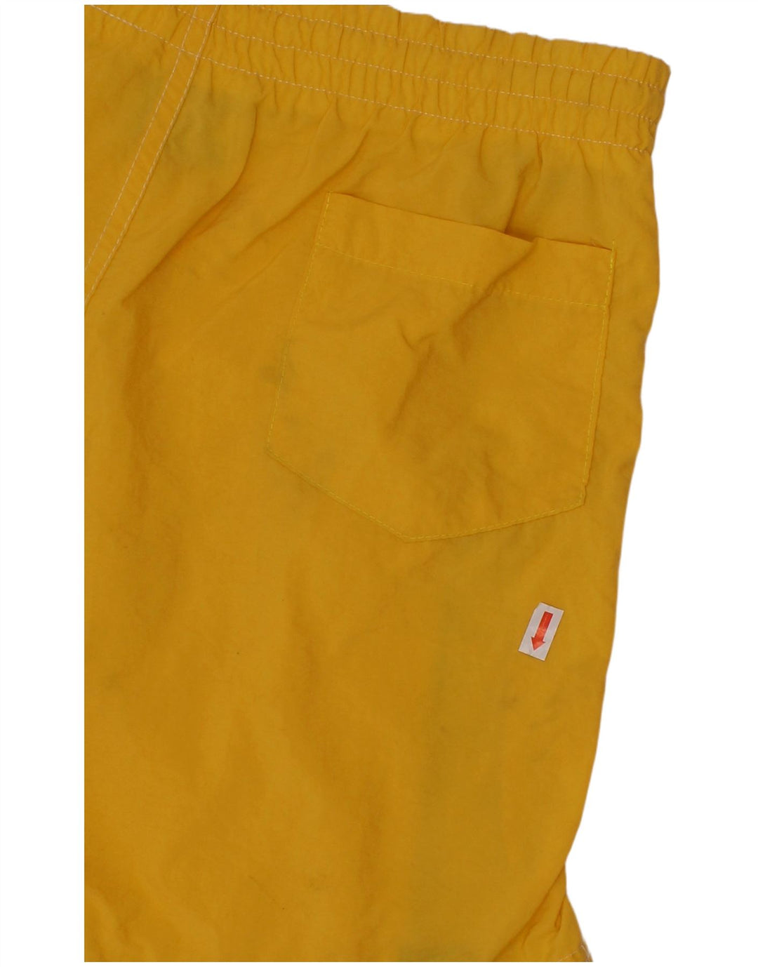 CHAMPION Boys USA Swimming Shorts 13-14 Years XL Yellow Colourblock