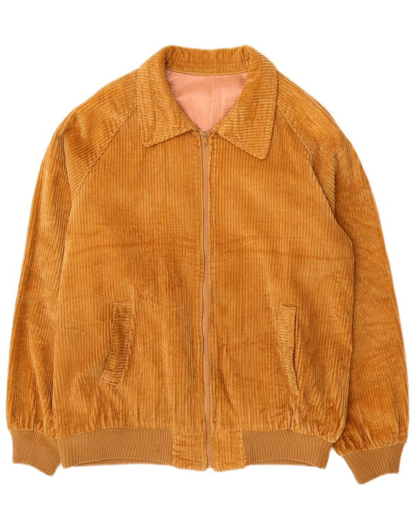 Vintage Mens Corduroy Jacket UK 40 Large Beige