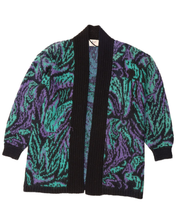 Amari Womens Oversized Longline Cardigan Sweater UK 10 Small Multicoloured