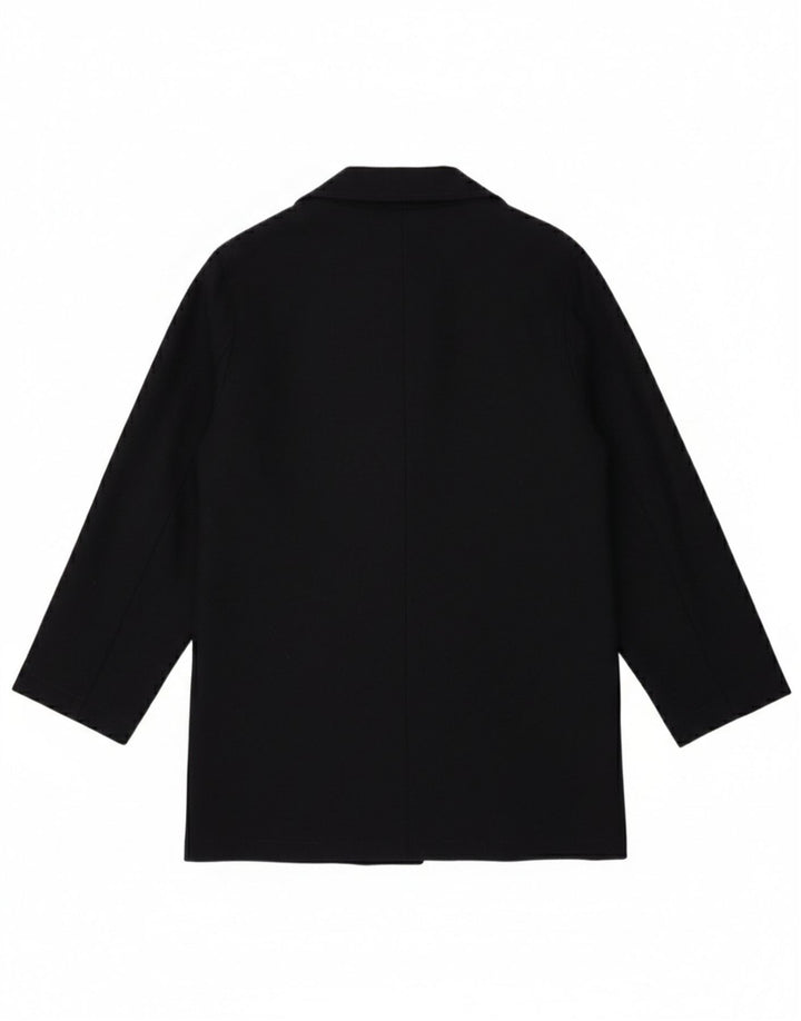 Laura Ashley Womens 2 Button Blazer Jacket UK 10 Small Navy Blue Wool