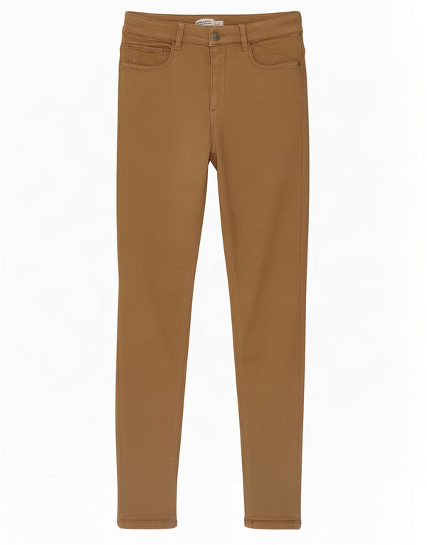 Zara Womens Skinny Casual Trousers EU 38 Small W28 L29 Beige