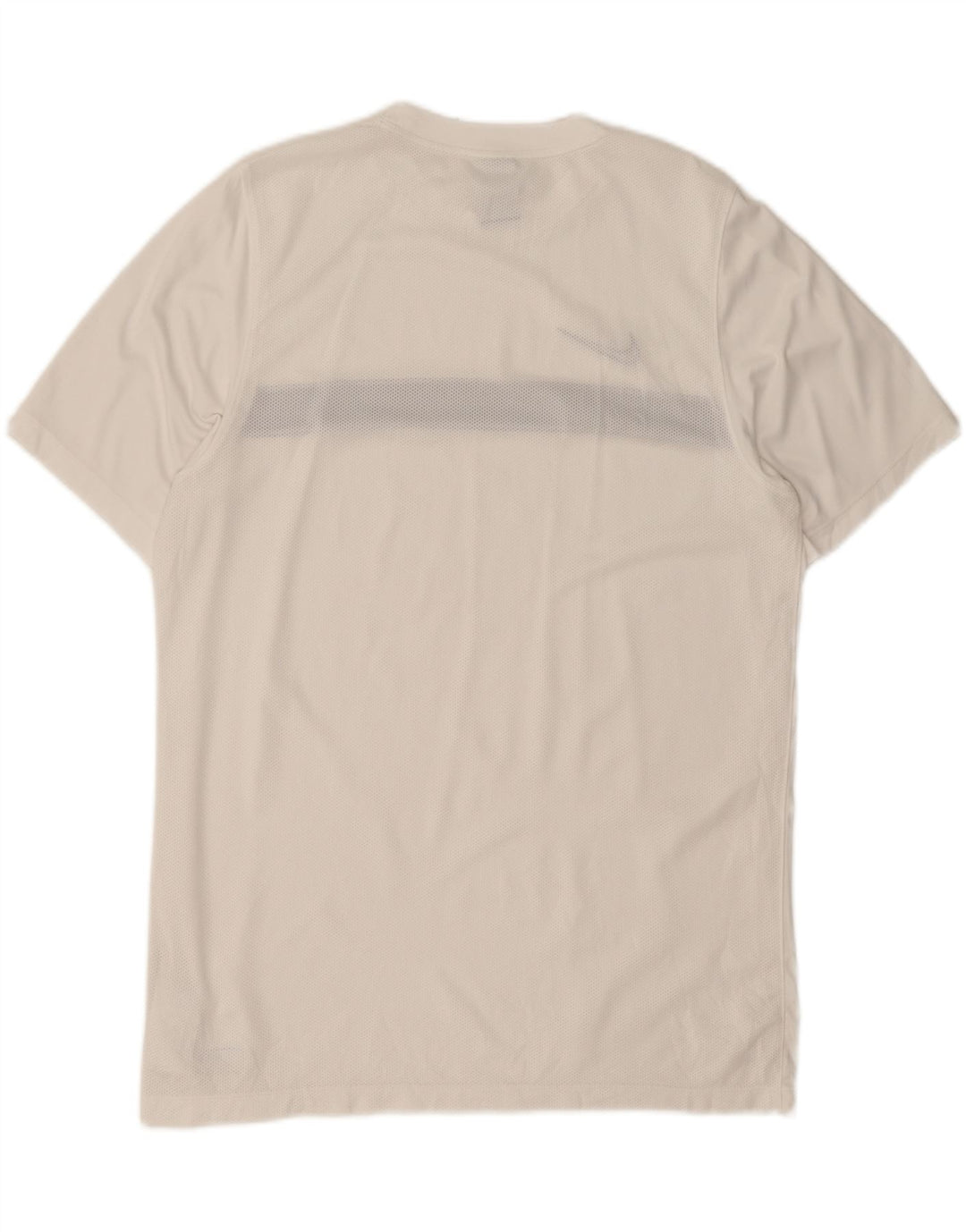 Nike Mens Dri Fit T-Shirt Top XL White Colourblock Polyester