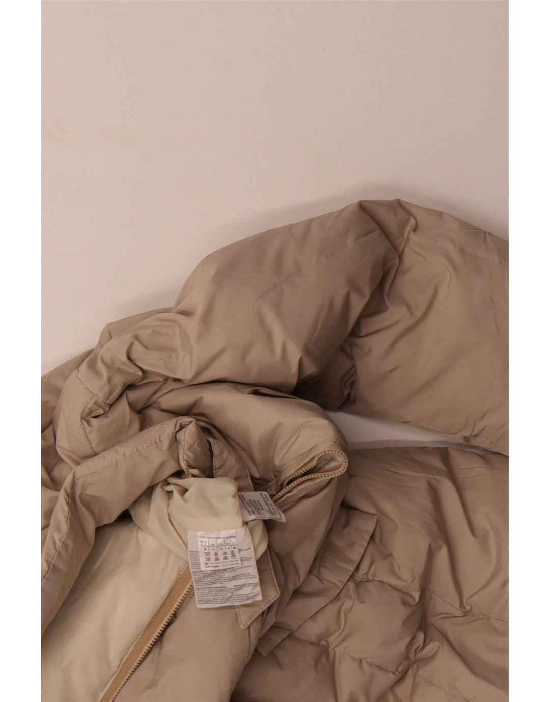 MAX & CO. Womens Padded Coat UK 14 Large  Beige Polyamide
