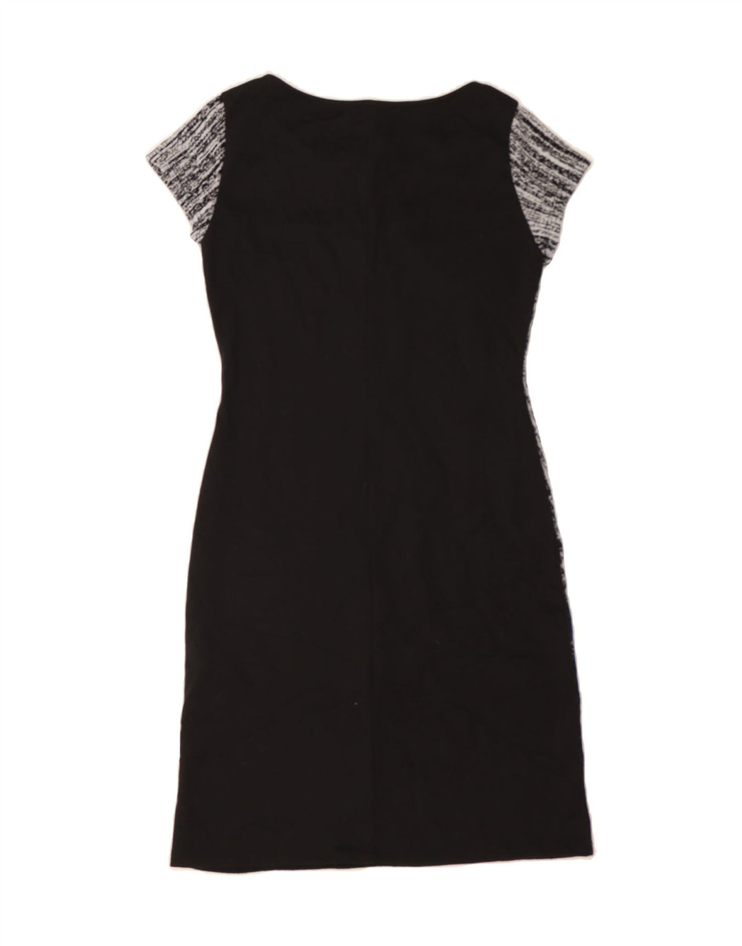 DESIGUAL Womens Sheath Dress UK 10 Small Grey Colourblock Polyester Vintage Desigual and Second-Hand Desigual from Messina Hembry 
