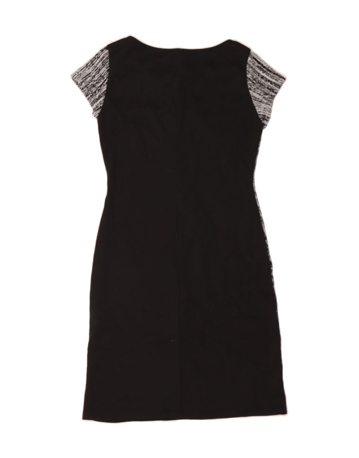 DESIGUAL Womens Sheath Dress UK 10 Small Grey Colourblock Polyester Vintage Desigual and Second-Hand Desigual from Messina Hembry 