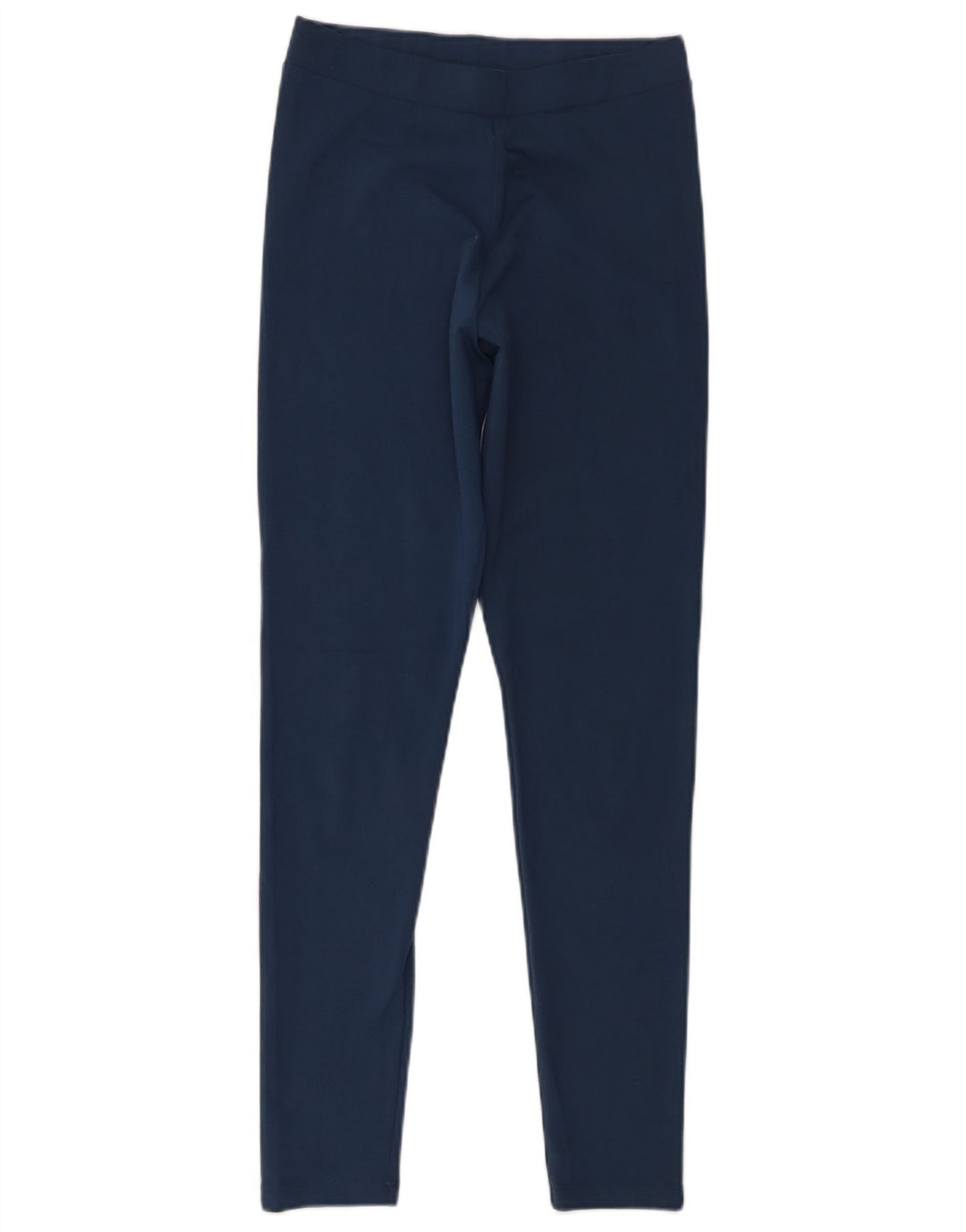 Adidas Womens Graphic Leggings UK 10 Small Navy Blue Polyester