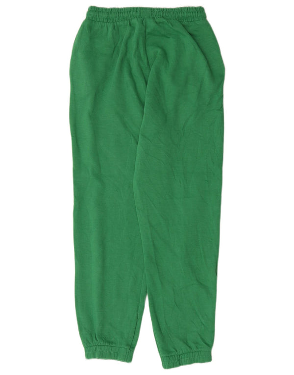 Zara Womens Tracksuit Trousers Joggers UK 12 Medium Green Cotton