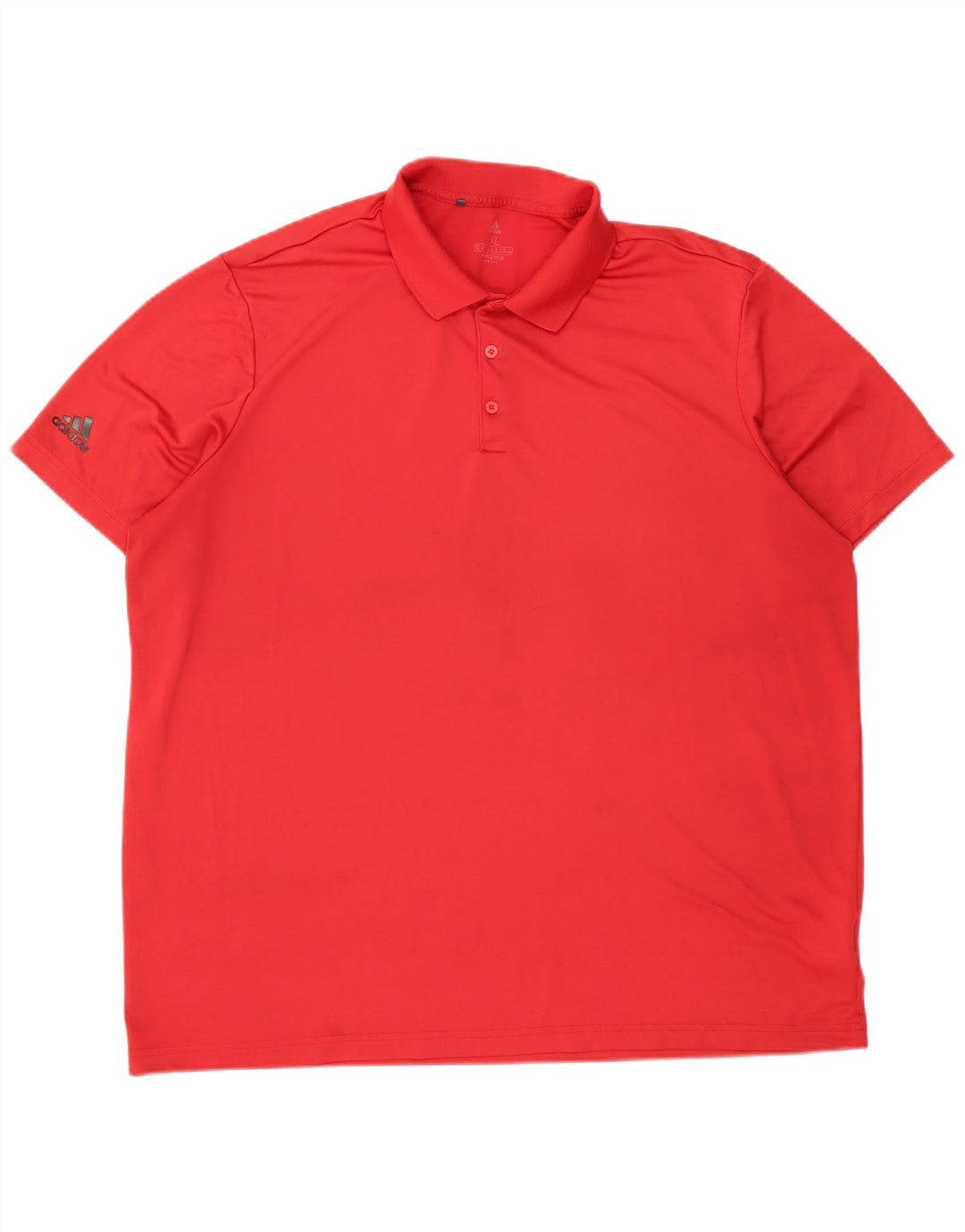 ADIDAS Mens Polo Shirt 2XL Red Polyester