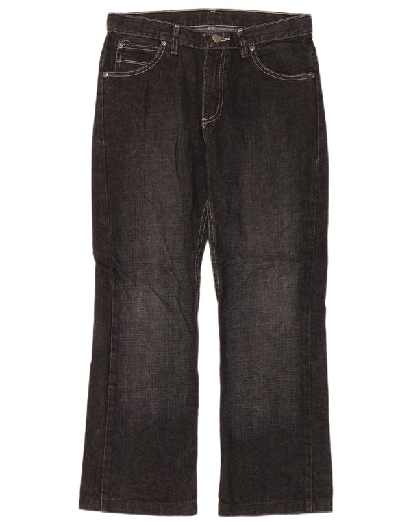 Wrangler Boys Regular Bootcut Jeans 15-16 Years W30 L27 Black Cotton