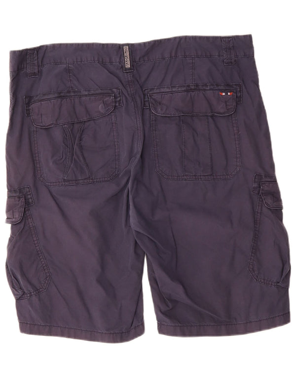 NAPAPIJRI Mens Cargo Shorts W36 Large Navy Blue