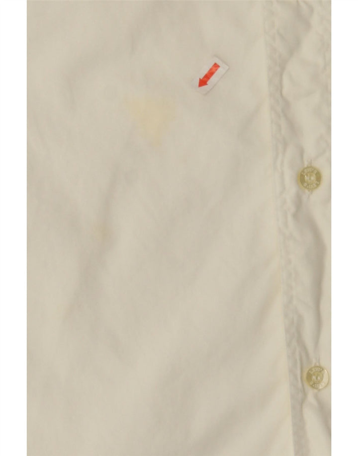 LEVI'S Mens Shirt Large White Vintage Levi's and Second-Hand Levi's from Messina Hembry 