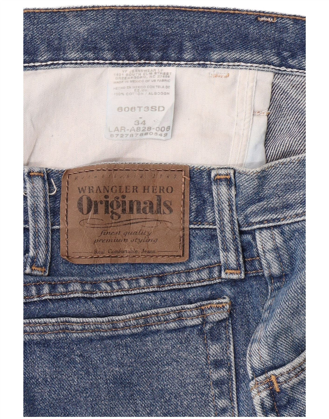 Wrangler Womens Denim Denim Shorts W34 Large Blue Cotton