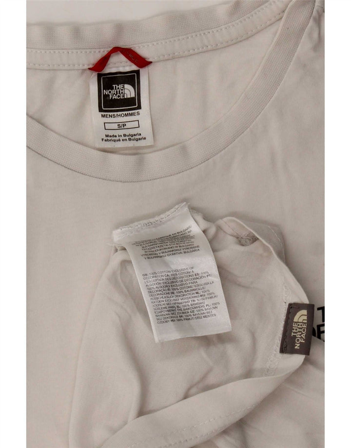 The North Face Mens T-Shirt Top Small White Cotton