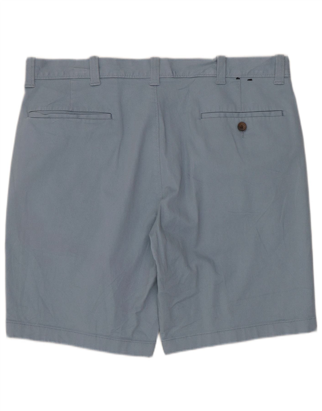 J. CREW Mens Chino Shorts W34 Large Blue Cotton