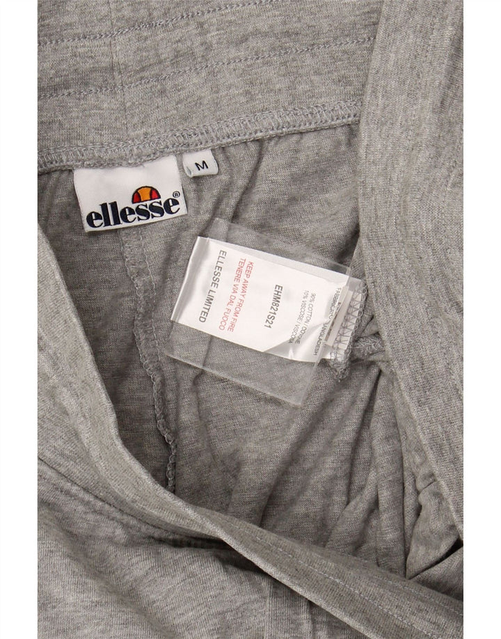 ELLESSE Mens Tracksuit Trousers Joggers Medium  Grey Cotton