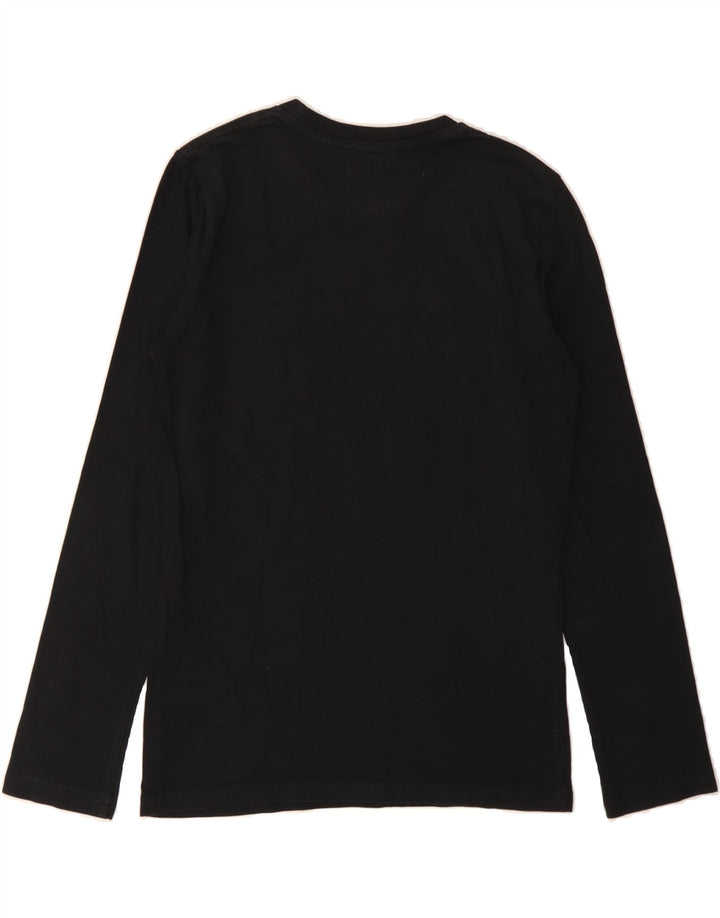 LEVI'S Boys Graphic Top Long Sleeve 13-14 Years Black Vintage Levi's and Second-Hand Levi's from Messina Hembry 