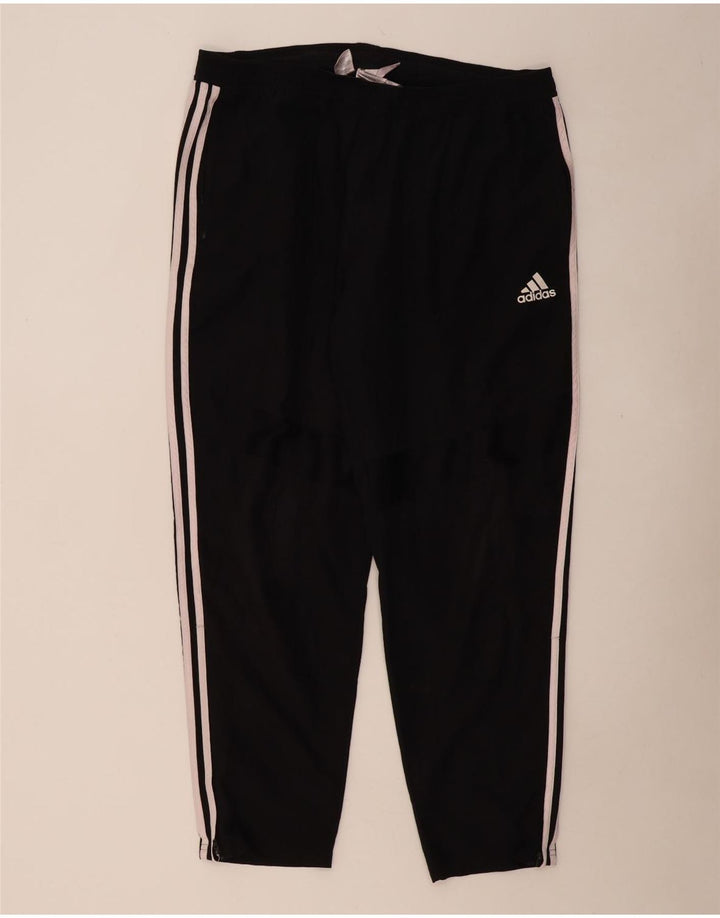 ADIDAS Mens Climalite Tracksuit Trousers Joggers 2XL  Black Polyester