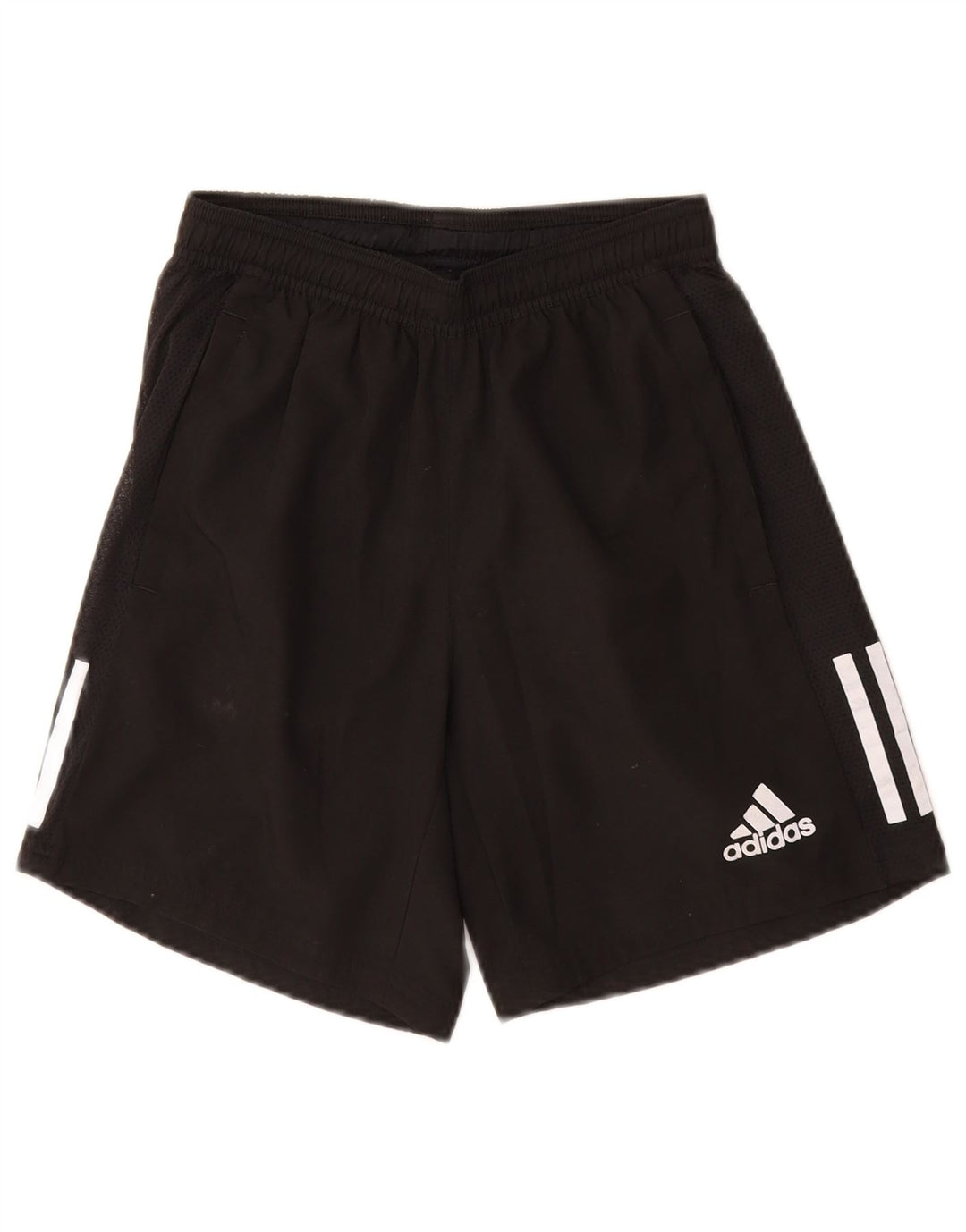 ADIDAS Boys Sport Shorts 6-7 Years XS Black Polyester