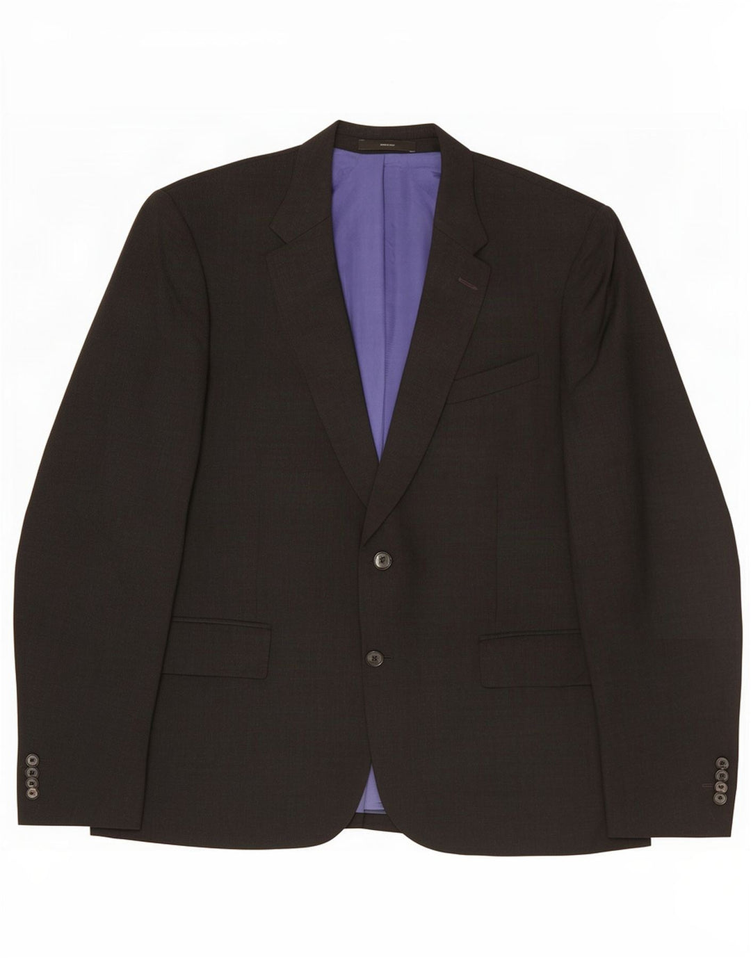 Paul Smith Mens Soho 2 Button Blazer Jacket UK 42 XL Grey Wool