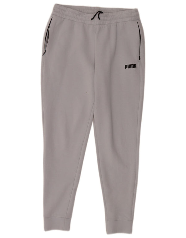 Puma Mens Tracksuit Trousers Joggers Medium Blue Cotton