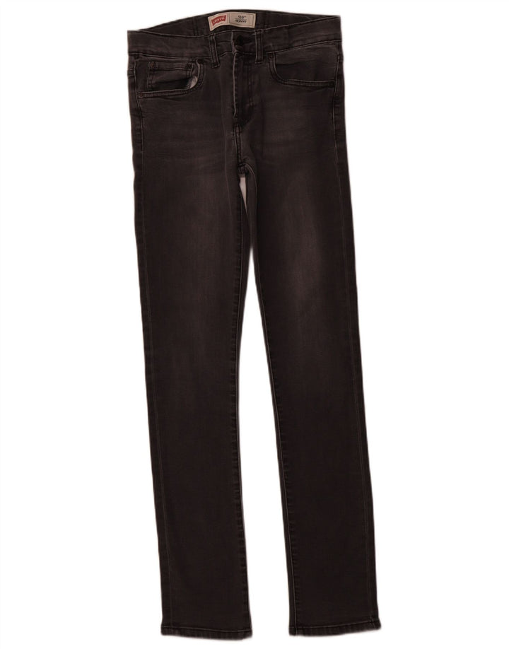 LEVI'S Girls 510 Skinny Jeans 15-16 Years W28 L31 Grey Cotton