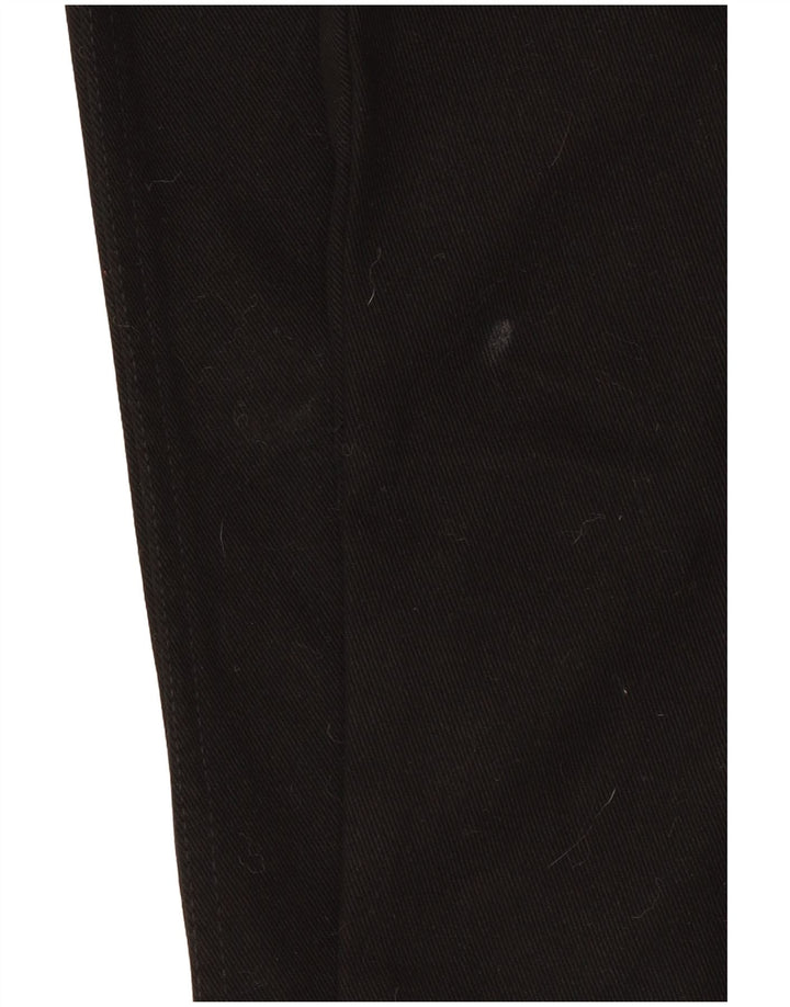 Wrangler Mens Straight Jeans W30 L31 Black Cotton