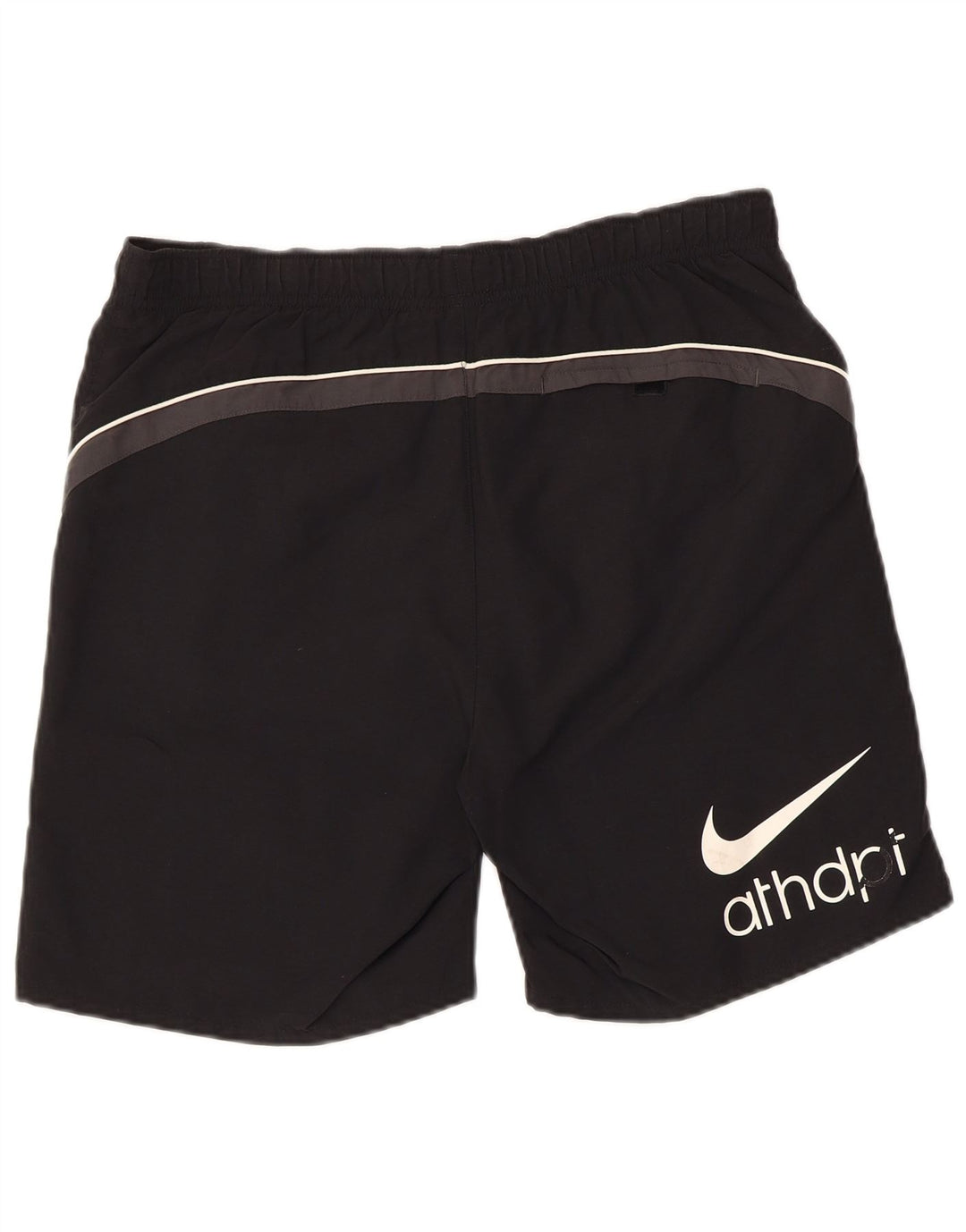 NIKE Mens Graphic Sport Shorts Small  Black Nylon