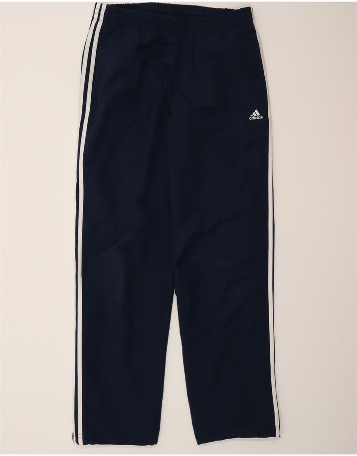 Adidas Mens Climalite Tracksuit Trousers Medium  Navy Blue Polyester