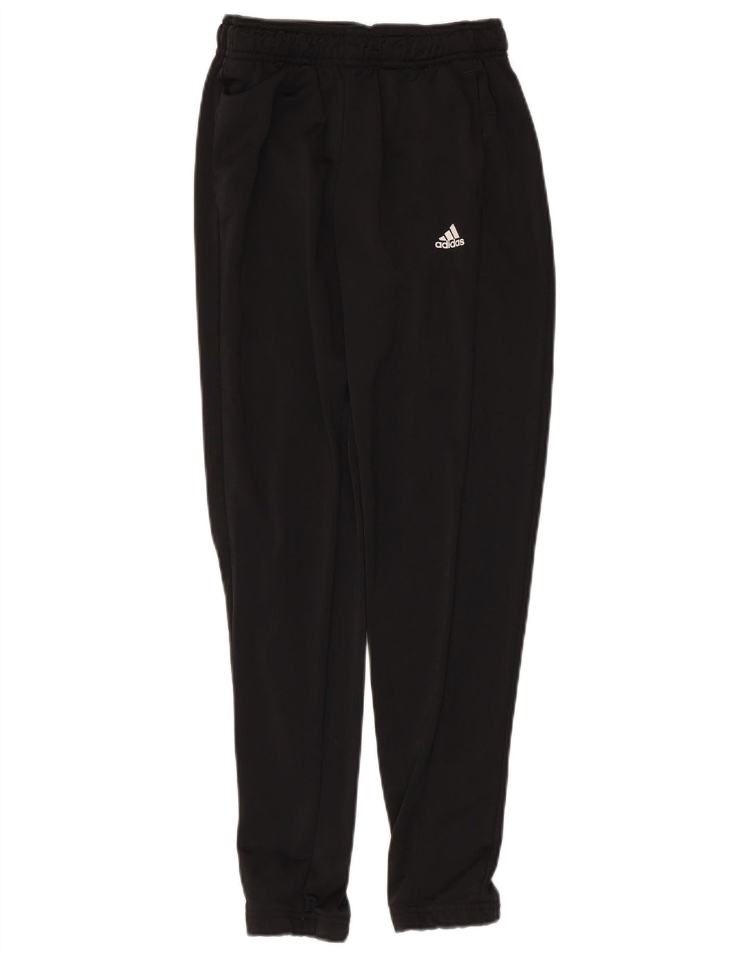 ADIDAS Boys Tracksuit Trousers Joggers 11-12 Years  Black Polyester