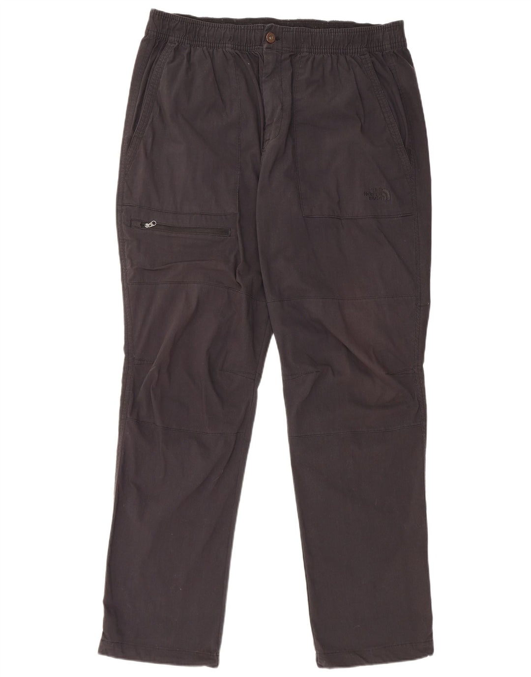 THE NORTH FACE Mens Straight Cargo Trousers XL W38 L32 Black Cotton