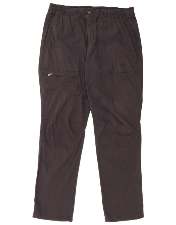 THE NORTH FACE Mens Straight Cargo Trousers XL W38 L32 Black Cotton