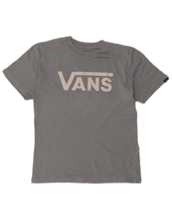 VANS Boys Classic Fit Graphic T-Shirt Top 10-11 Years Medium Blue