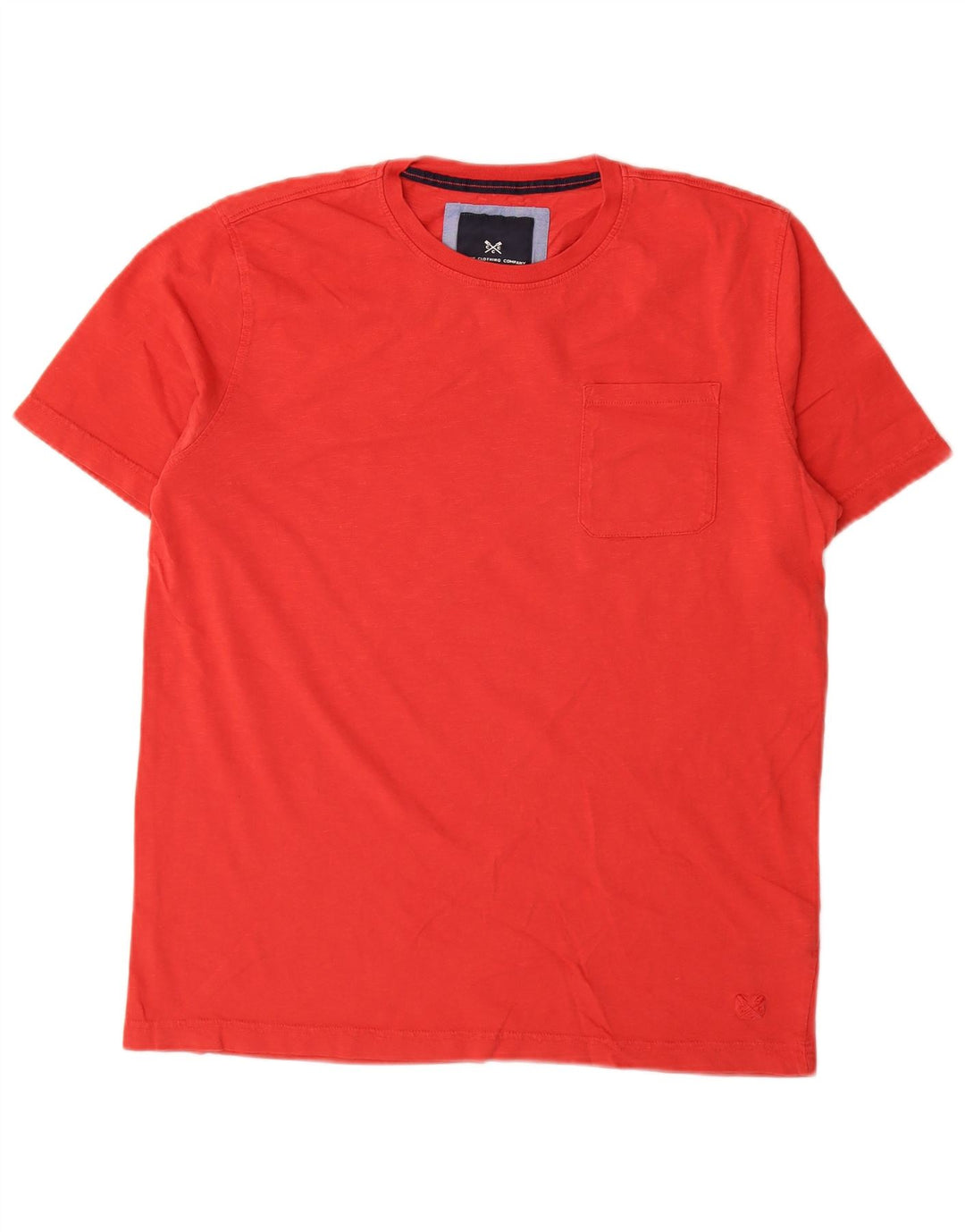 CREW CLOTHING Mens T-Shirt Top Medium Red Cotton