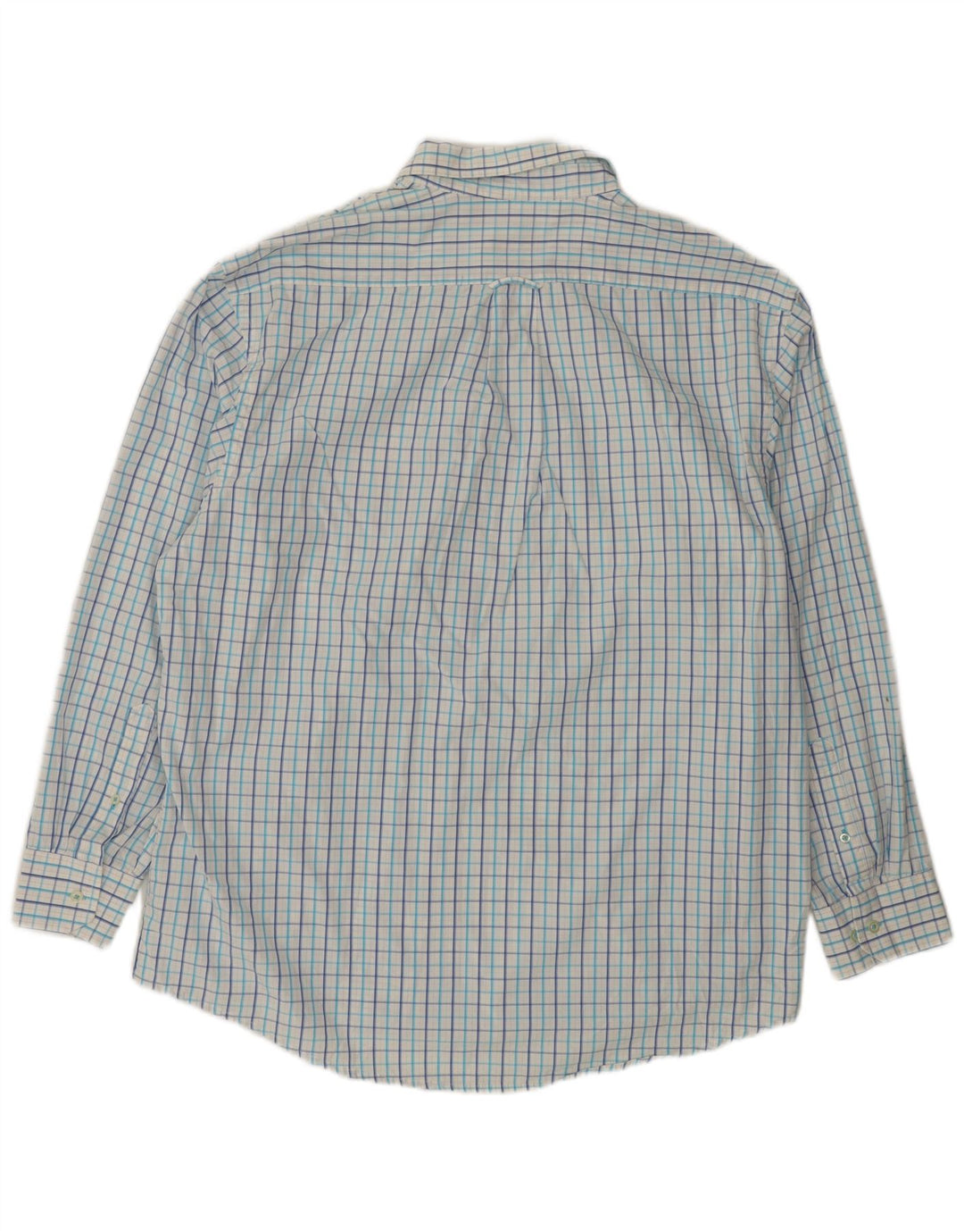 Izod Mens Checked  Shirt XL White Check Cotton