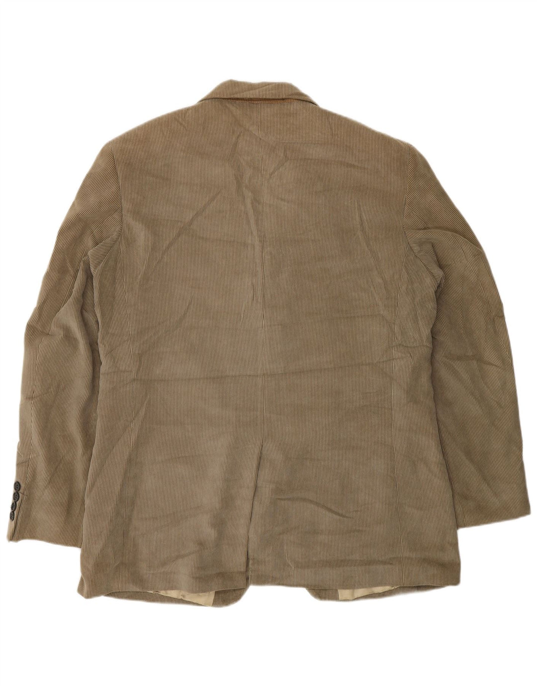 Marks & Spencer Womens 3 Button Blazer Jacket UK 42 XL Beige Classic