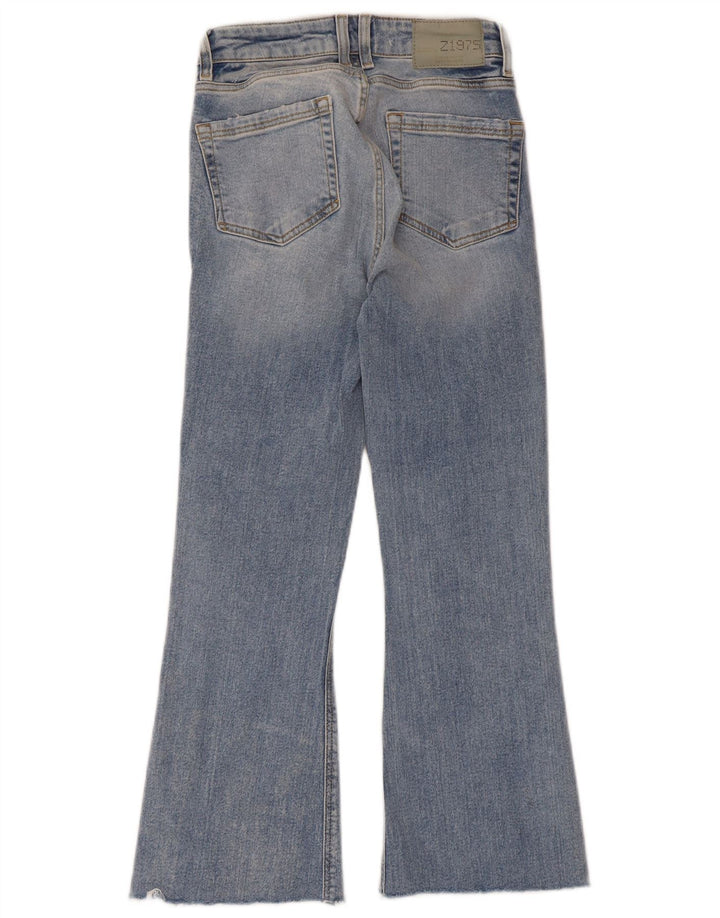 Zara Womens Flared Jeans EU 34 2XS W24 L24 Blue