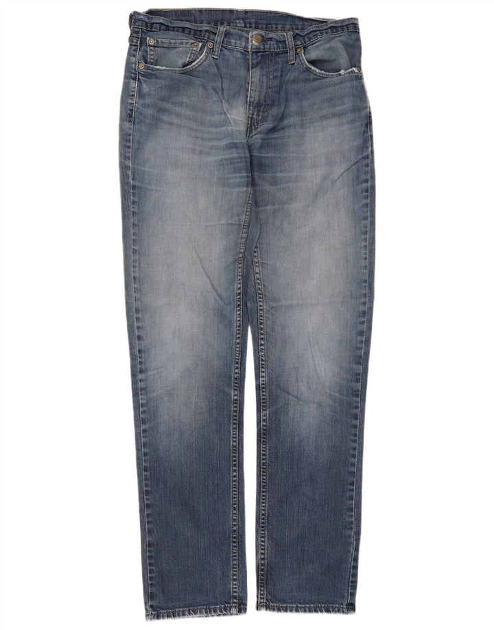 Levi's Womens 511 Slim Jeans W32 L34 Blue Cotton