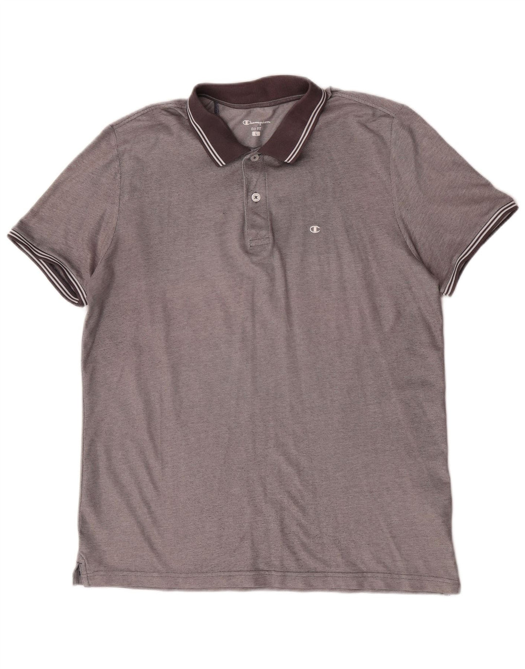 Champion Mens Easy Fit Polo Shirt Large Grey