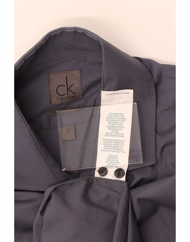 Calvin Klein Mens Size 41 16 Large Grey